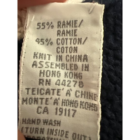 Vintage Marisa Christina Classics Women's Hand Knit American Flag Vest Small S - Picture 9 of 9